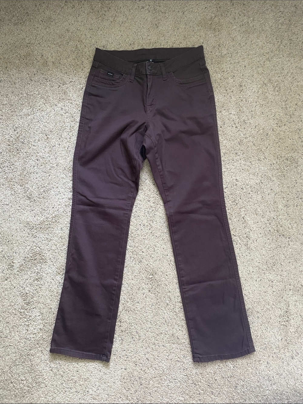 Kuhl Straight Leg Pants in Dark Brown